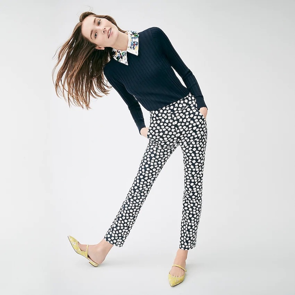 J. Crew Remi pants in scattered daisy